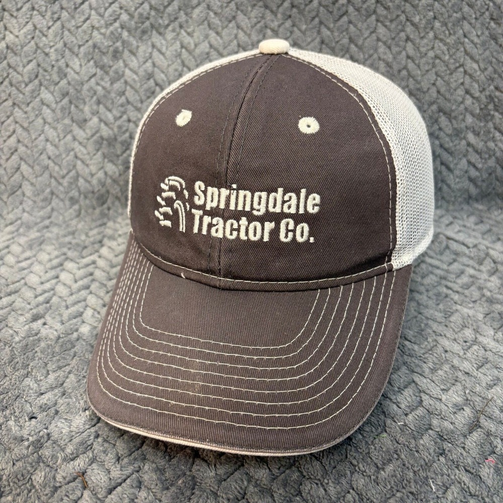 Embassy Springdale Tractor Co. Kubota OSFM Grey Mesh Back Trucker Hat
